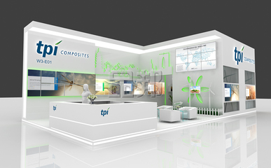 品邦在迪皮埃展會上的專業設計與搭建廣告